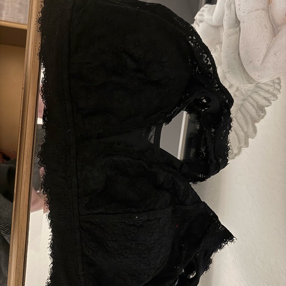 Elegant Lace Bralette - Cream - Picture 4 of 4